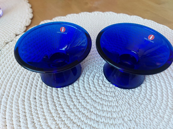 Iittala kartio kynttiläjalka 2 kpl