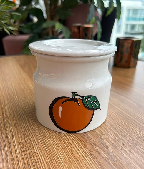 Arabia Tutti Frutti hillopurkki, omena