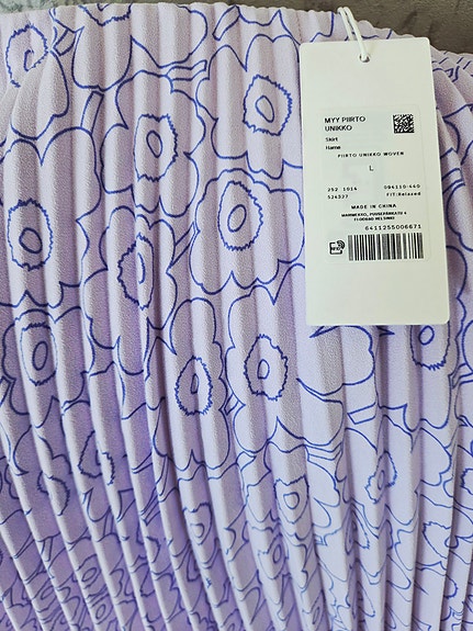 Marimekko uusi Piirto Unikko hame, L