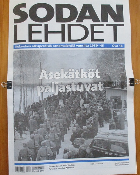 Sodan lehdet: kok:a alkuperäisiä sanomalehtiä 39-45 osat 46, 47, 48, 49, 52