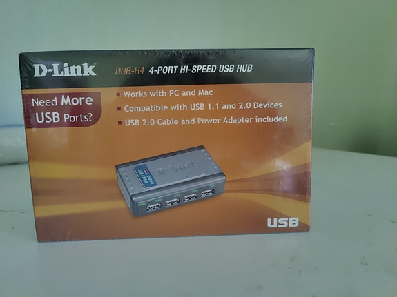 D-Link DUB-H4 4-portin USB 2.0 -hubi