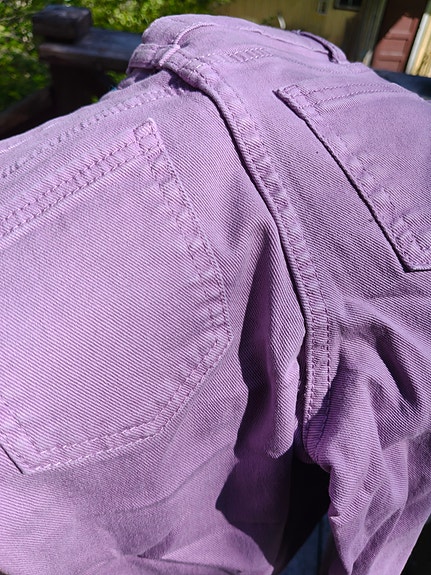 Lasten käyttämättömät violetit farkut 116