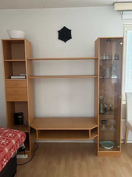 Annetaan kirjahylly / TV taso