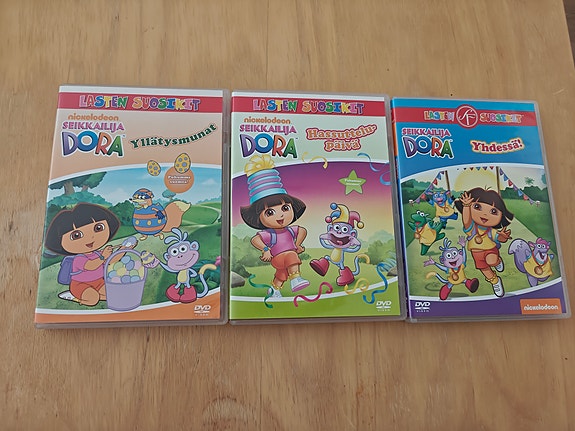 Seikkailija Dora dvd 3 kpl