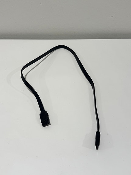 SATA-kaapeli kovalevylle (SATA 3 / 6Gbps datakaapeli, musta)