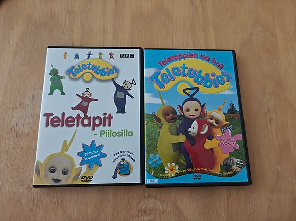 Teletapit Piilosilla ja Teletappien iso hali DVD:t