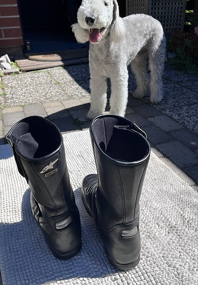 Myydään mp-saappaat Alpinestars Gore-Tex koko 46