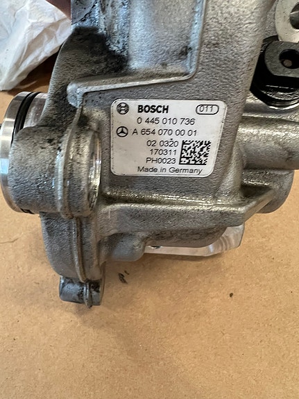 Mb 220d. 654.920 Moottori osina