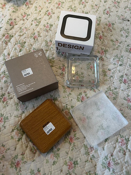 Uusi Iittala isompi vitriini tammi / kirkas