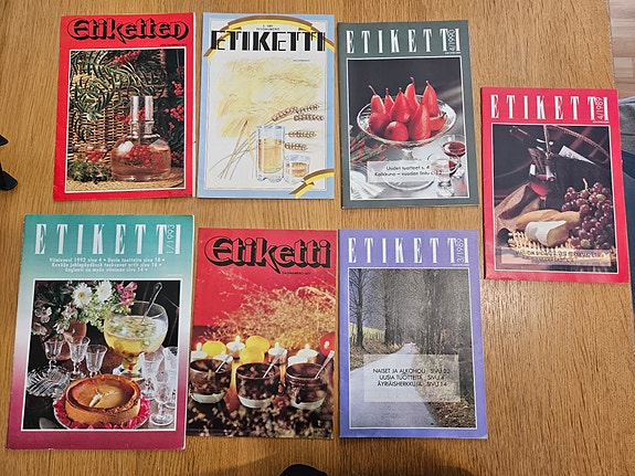 Alko Etiketti retro lehti keräily lehdet lehtiä