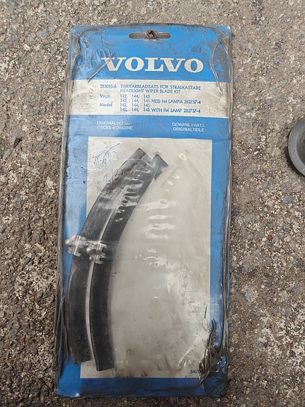 Volvo 140 ajovalon pyyhkijän sulat