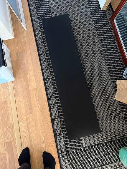 Ikea Lack seinähylly musta 110cm