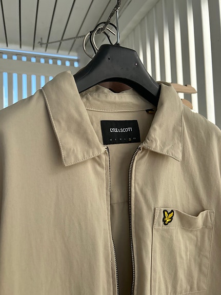 Lyle & Scott miesten takki XL beige puuvilla