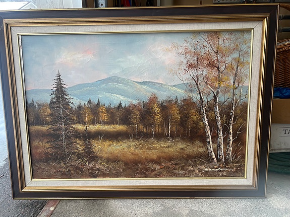 Taulu kehyksillä