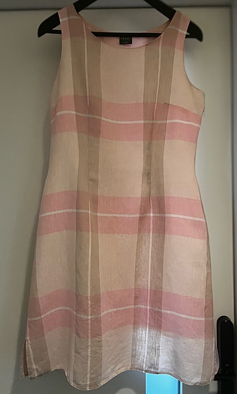 Pellavamekko Shann by Pola, vintage C 38