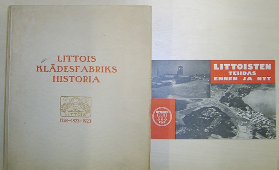 Yrjö Koskelainen : Littois klädesfabriks historia 1738-1823-1923 (1923)
