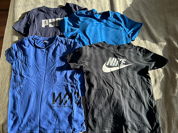 Nike ja Puma poikien t-paidat koko 146