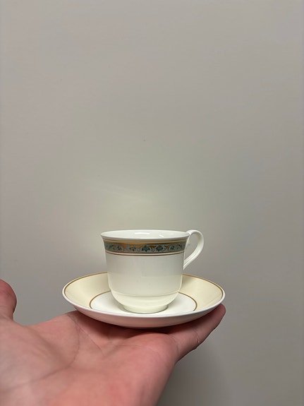 Villeroy & Boch Heinrich kahvikuppi ja aluslautanen