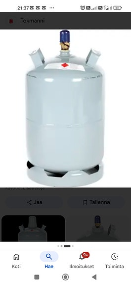 Kaasupullo 11 kg