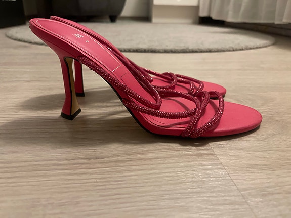 Zara korkokengät 40 pinkki