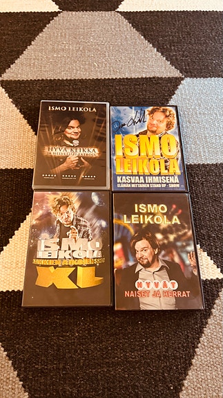 Ismo Leikola stand up -DVD:t 4 kpl