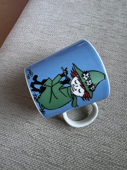 Muumimuki Nuuskamuikkunen sininen