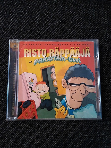Risto Räppääjä Pakastaja-Elvi CD-levy