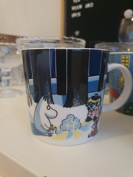 Muumimuki lumilyhty