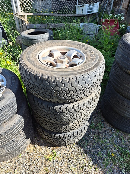 15" alumiinivanteet mutarenkailla
