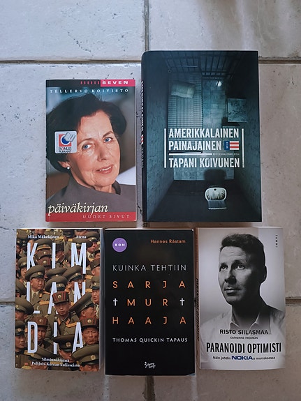 Elämänkerralliset/tosi tarina -kirjat 5kpl