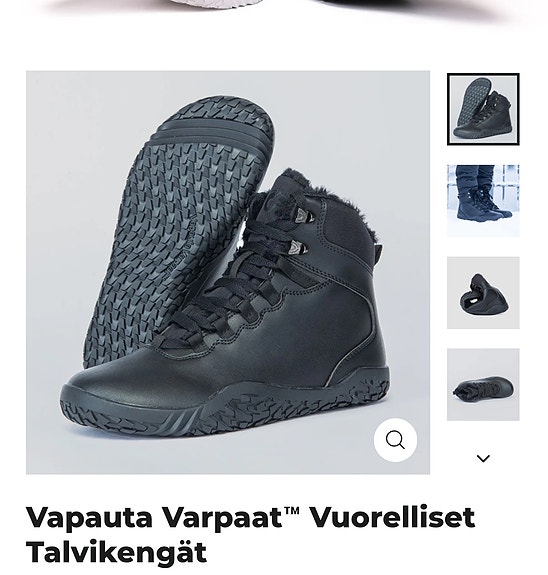 Ostetaan paljasjalka talvikengät koko 40