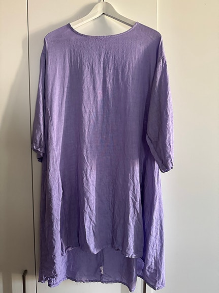 Violetti / lila pellava tunika