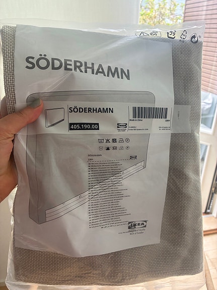 Ikea Söderhamn -sohvan käsinojarunko ja päällinen