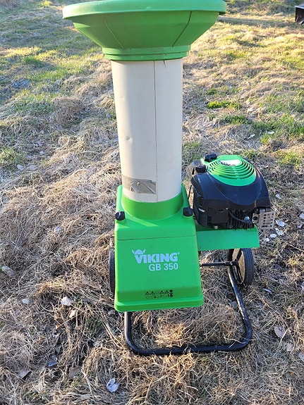 Viking GB 350 oksasilppuri bensiinimoottorilla