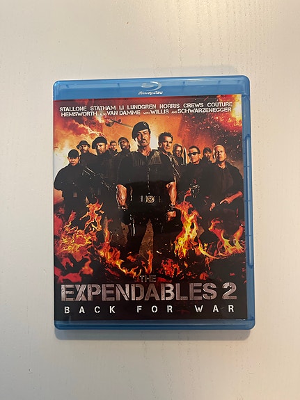 The Expendables 2 Blu-ray elokuva