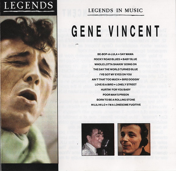Gene Vincent - 1989 - Legends In Music - CD