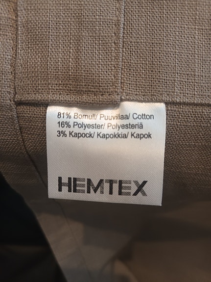 Hemtex verhot 140×260cm