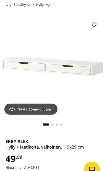 Ikea ekby alex