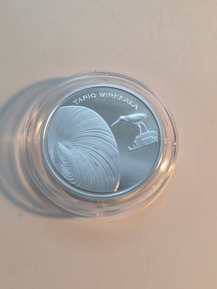 Suomi Finland 2015 10€ Tapio Wirkkala -hopearaha