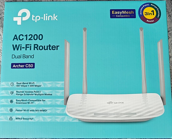 TP-Link Archer C50 AC1200 Wi-Fi reititin
