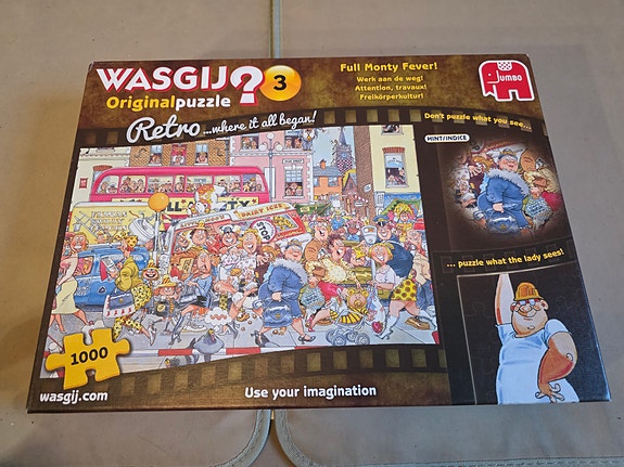 1000-palan palapeli, Wasgij? Original retro 3: Full Monty Fever!