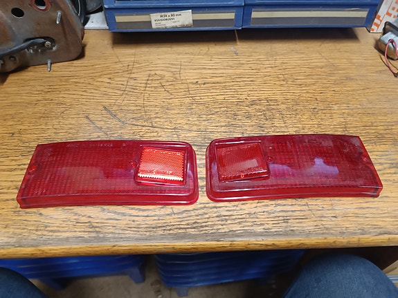 Fiat 127 uudet takavalojen lasit