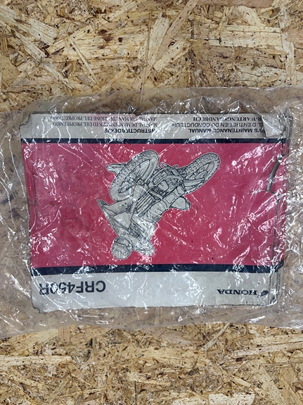 Honda CRF450R Omistajan Käsikirja / Owner's Manual – OEM