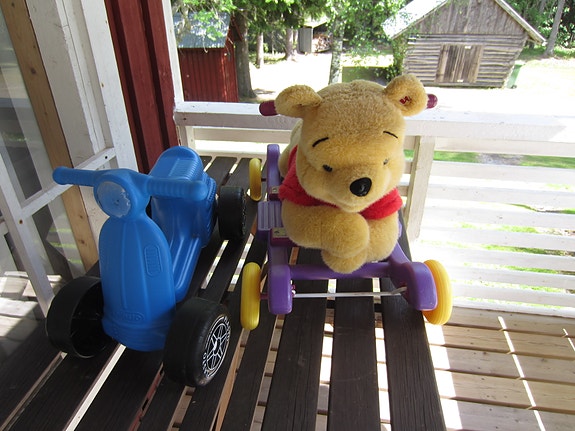 Nalle puh,plaston mopo