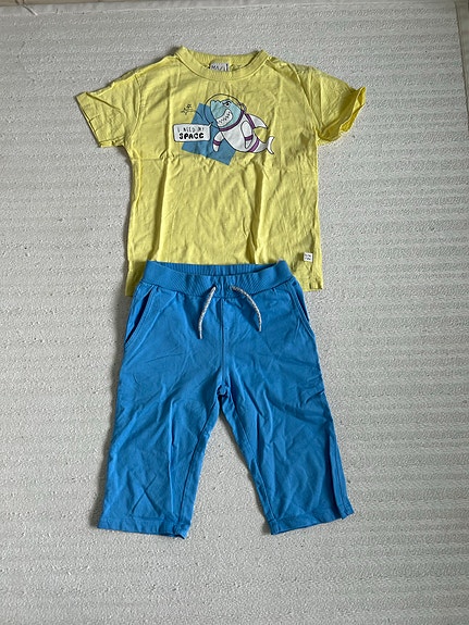 Shortsit ja t-paita Mainio / Name it 134/140