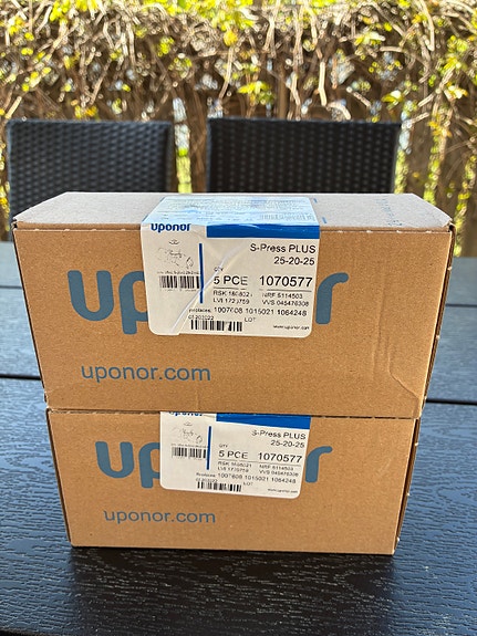 Uponor S-press PLUS 25-20-25 T liitin