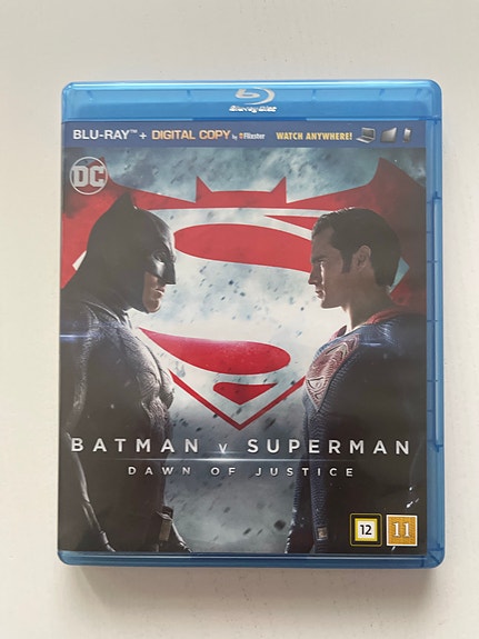 Batman v Superman Dawn of Justice Blu-ray-elokuva