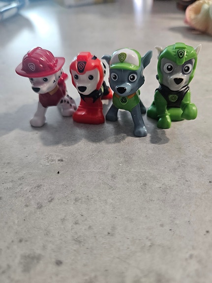 Ryhmä Hau keräilyfiguurit 4 kpl ROCKY&MARSHALL