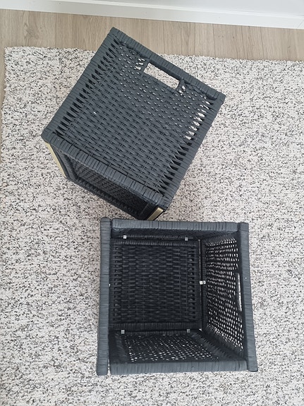 Ikea Branäs korit 2kpl musta