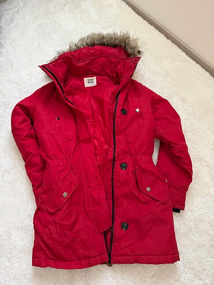 Vero Moda talvitakki S punainen
